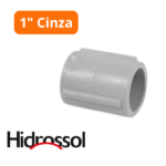 Luva Soldável Para Eletroduto PVC Resina Cinza 1