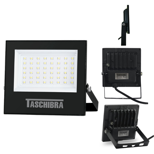 15379898475-refletor-tr-led-taschibra-50w-slim-6500-k-em-varzea-paulista-jundiai.png Refletor TR Led Slim 50W 6500K Preto - Taschibra - Imagem 2