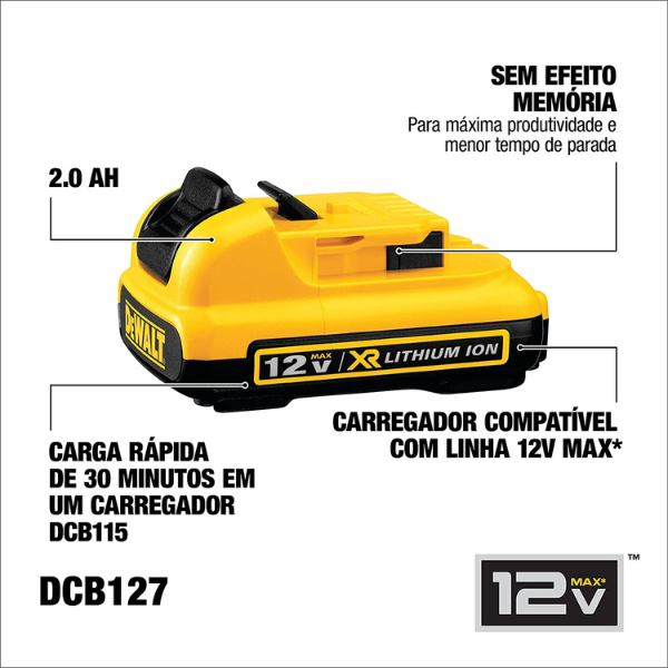 15212699938-15171023511-design20sem20nome20-202023-01-19t095620-886-5.png Bateria 12v Ion Litio Max Xr - Dewalt - Imagem 2