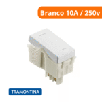 Interruptor branco 10A da Tramontina