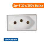 Tomada 2p+T 20a/250v Baixa