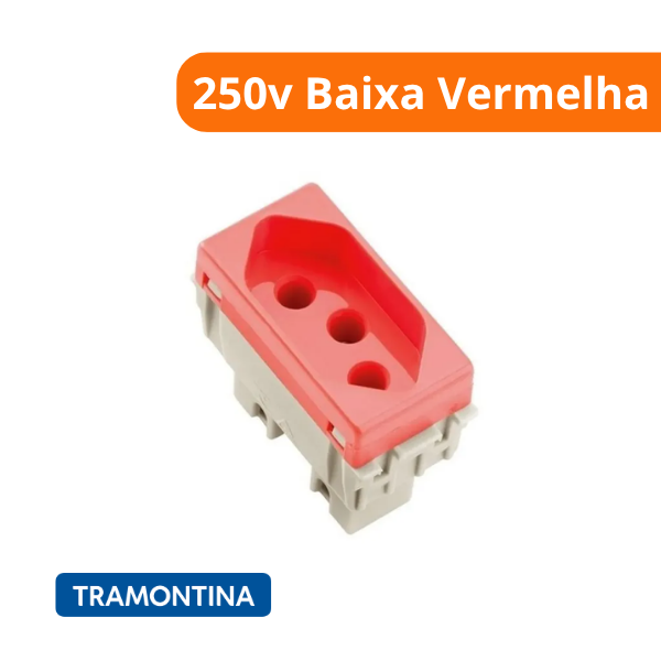 15352925189-tomada-2p-t-20a-250v-baixa-vermelha-tramontina-campinas.png Tomada vermelha 250v Tramontina