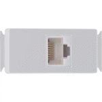 Conector RJ11 branco para telefone