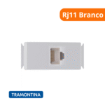 Tomada RJ11 branca da Tramontina