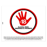 Proibido vender álcool para menores.