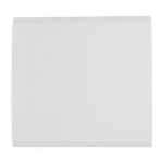 Placa cega branca, design simples.