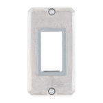 Tampa de condulete metálica retangular