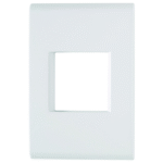 Placa elétrica branca sem interruptor