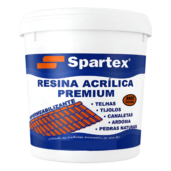 Pote de resina acrílica premium.