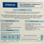 Bomba Compacta Pressurizadora 0.16cv Bivolt 127/220V DC 24V- Altri - Imagem 3