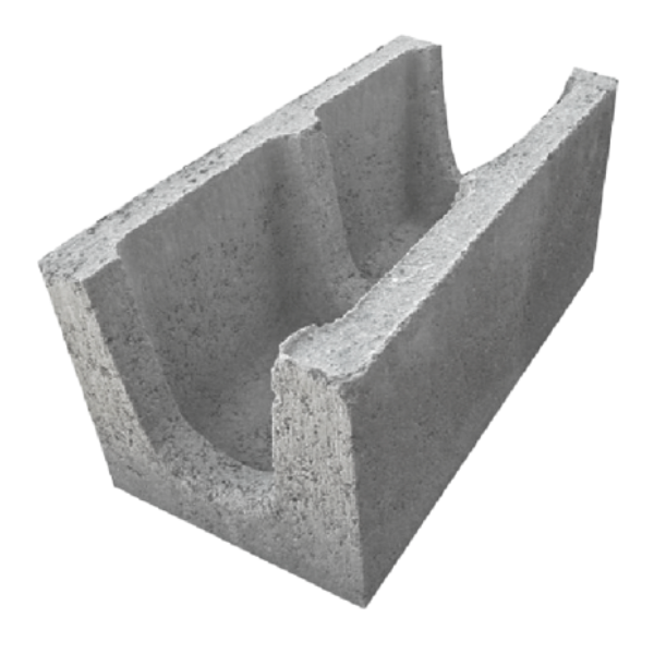 15387655258-canaleta-de-concreto-19x19x39cm-em-jundiai.png Canaleta De Concreto Estrutural 19x19x39 / 16kg - Pemacon - Imagem 1