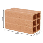 Bloco Cerâmico Vedação 11,5x14x24cm - Imagem 3