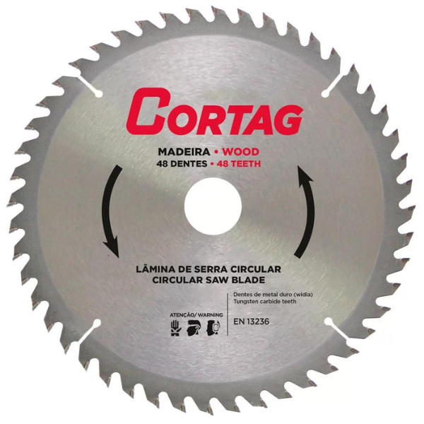 15212677129-15176269063-inserir20um20titulo2095-3.png Lâmina De Serra Circular Para Madeira 48 Dentes 350mm - Cortag - Imagem 1