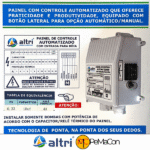 Altri Painel Box Para Bomba de Poço Com Entrada Para Boia 3 fios 0.33cv Mono 220v 18uf 4A - Imagem 3