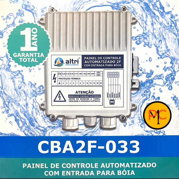 15230975937-c2.png Altri Painel Box Para Bomba de Poço Com Entrada Para Boia 2 fios 0.33cv Mono 220v 3A - Imagem 3