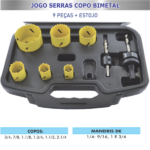 Jogo Serra Copo E Mandril Bimetal Com 9 Peças - Lotus - Imagem 2