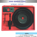 Jogo Serra Copo Com Estojo 64-127mm 8 Peças - Lotus - Imagem 2