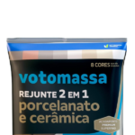 Rejunte 2 em 1 Porcelanatos e Cerâmicas Cinza Escuro 1kg - Votomassa - Imagem 3