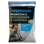 Rejunte 2 em 1 Porcelanatos e Cerâmicas Cinza Escuro 1kg - Votomassa