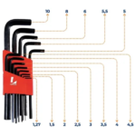 Jogo De Chave Allen Longa 13 Peças 1,27mm-10mm - Lotus - Imagem 3