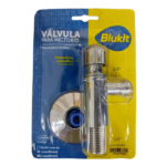 Válvula Para Mictório Cromada Com Canopla ABS - Blukit - Imagem 2
