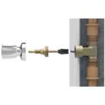 Kit Reparo Fácil Para Registro De Gaveta Com Cunha 170 Padrão Deca - Blukit - Imagem 2