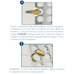 Kit Reparo Fácil Para Registro De Gaveta Com Cunha 170 Padrão Deca - Blukit - Imagem 6