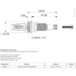Kit Reparo Fácil Para Registro De Gaveta Com Cunha 170 Padrão Deca - Blukit - Imagem 8