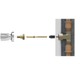 Mecanismo Reparo MVS Para Registro De Gaveta 3/4” Deca Antigo – Blukit - Imagem 3