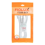 Extensão Connect Hard 20A 1 Tomada 2P+T 1M Branco Tripolar - Fiolux - Imagem 2