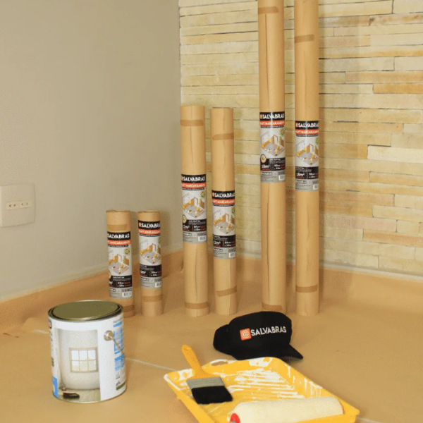 15464199991-papel-kraft-mascaramento-0-60m-x-20m-protecao-contra-respingos-de-tinta-1.png Papel Kraft Mascaramento 0,90x20m Proteção Contra Respingos de Tinta - Salvrabras - Imagem 3