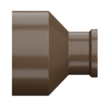 Bucha de Redução Longa Soldavel PVC Marrom 60X25MM - Tigre