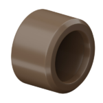 Bucha de Redução Curta Soldavel PVC Marrom 75X60MM - Tigre