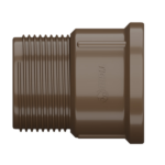 Adaptador Soldável Curto Bolsa/Rosca PVC Marrom 75X2.1/2 - Tigre - Imagem 2