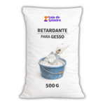 Retardante para Gesso Aditivo Profissional Ácido Cítrico Anidro Puro 500g