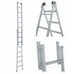 Escada Extensiva 8x14 Degraus Galvanizada - Canal - Imagem 2