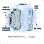 Monitor de Nível Clip CLPN Controle de Enchimento e Esvaziamento, 12Vcc ou 24–242Vca/Vcc - Imagem 3